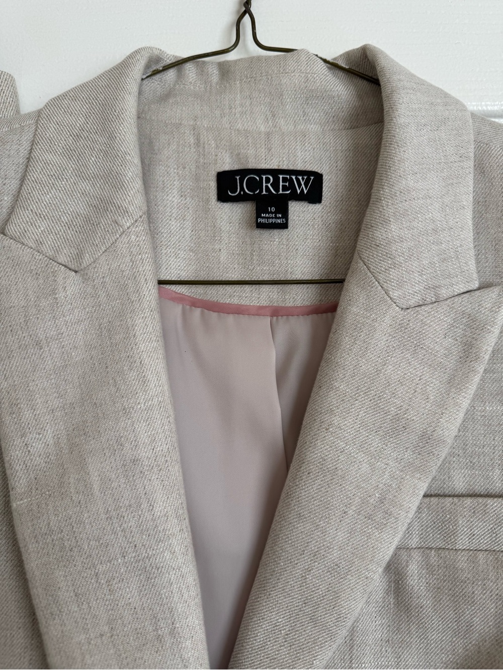 J. Crew Alexandra Blazer in Stretch Linen Blend - Picture 2 of 5